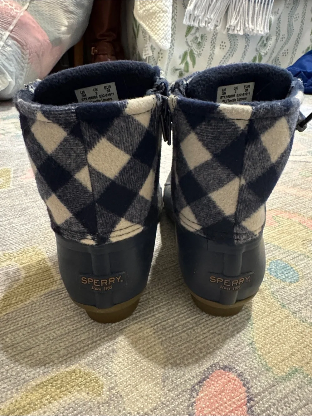 Sperry waterproof rubber